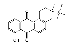 (+/-)-3-(dimethylfluorosilanyl)-8-hydroxy-3-methyl-1,2,3,4-tetrahydrobenz(a)anthracene-7,12-dione Structure