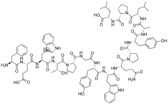 H-Phe-Glu-Trp-Thr-Pro-Gly-Tyr-Trp-Gln-Pro-Tyr-Ala-Leu-Pro-Leu-OH structure