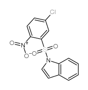 1H-Indole, 1-[(5-chloro-2-nitrophenyl)sulfonyl]- Structure