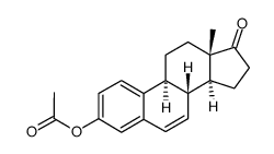 3-acetoxy-estra-1,3,5(10),6-tetraen-17-one Structure