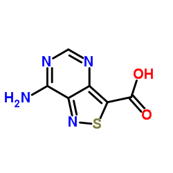 7-Amino[1,2]thiazolo[4,3-d]pyrimidine-3-carboxylic acid Structure