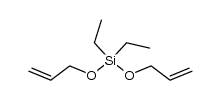 Bis(allyloxy)diethyl-silan Structure