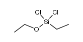 ethoxy-ethyl-dichloro-silane结构式