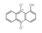 1-Phenazinol, 5,10-dioxide Structure