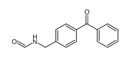 4-(N-formylaminomethyl)benzophenone结构式