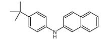 N-(p-叔丁基苯基)-2-萘胺结构式