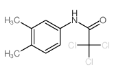 2,2,2-trichloro-N-(3,4-dimethylphenyl)acetamide结构式