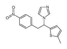 1-[1-(5-methylthiophen-2-yl)-2-(4-nitrophenyl)ethyl]imidazole Structure