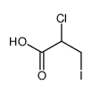 2-chloro-3-iodopropanoic acid Structure