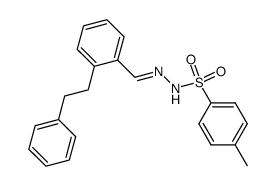 2-(2-phenylethyl)benzaldehyde tosylhydrazone Structure