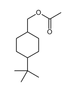 [4-(2-Methyl-2-propanyl)cyclohexyl]methyl acetate Structure