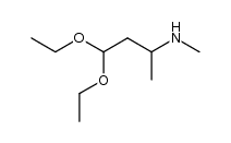 (3,3-diethoxy-1-methyl-propyl)-methyl-amine Structure