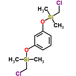1,3-Bis-[(chloromethyl)dimethylsiloxy]benzene structure