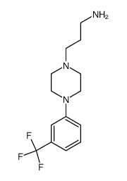 1-(3-amino-1-propyl)-4-[3-(trifluoromethyl)phenyl]piperazine Structure