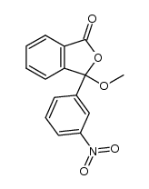 3-(m-nitrophenyl)-3-methoxyphthalide Structure