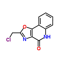 2-(Chloromethyl)[1,3]oxazolo[4,5-c]quinolin-4(5H)-one structure