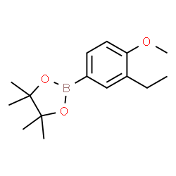 3-Ethyl-4-methoxyphenylboronic acid piancol ester Structure