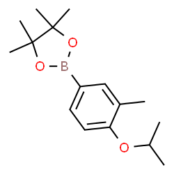 4-Isopropoxy-3-methylphenylboronic acid pinacol ester结构式