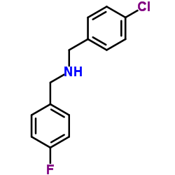 N-(4-Chlorobenzyl)-4-fluorobenzylamine结构式