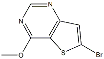 6-bromo-4-methoxythieno[3,2-d]pyrimidine Structure