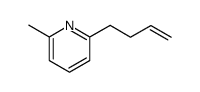 Pyridine, 2-(3-butenyl)-6-methyl- (9CI) structure