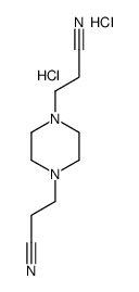 3-[4-(2-cyanoethyl)piperazin-1-yl]propanenitrile,dihydrochloride Structure