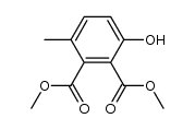 dimethyl 3-hydroxy-6-methylbenzene-1,2-dicarboxylate Structure