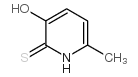 3-hydroxy-6-methyl-1H-pyridine-2-thione结构式