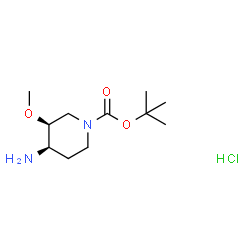 (3S,4R)-4-氨基-3-甲氧基哌啶-1-羧酸叔丁酯盐酸盐图片