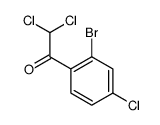 1-(2-bromo-4-chlorophenyl)-2,2-dichloroethanone结构式