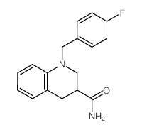 3-Quinolinecarboxamide,1-[(4-fluorophenyl)methyl]-1,2,3,4-tetrahydro- picture