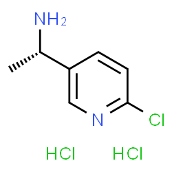 (S)-1-(6-Chloropyridin-3-yl)ethan-1-amine dihydrochloride structure