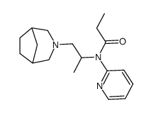 N-[2-(3-Aza-bicyclo[3.2.1]oct-3-yl)-1-methyl-ethyl]-N-pyridin-2-yl-propionamide结构式