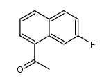 1-Acetyl-7-fluor-naphthalin Structure