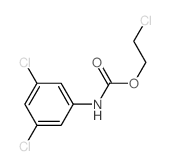 2-chloroethyl N-(3,5-dichlorophenyl)carbamate结构式