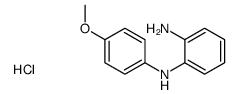 2-N-(4-methoxyphenyl)benzene-1,2-diamine,hydrochloride Structure