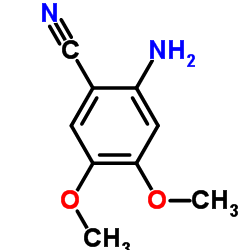 2-Amino-4,5-dimethoxybenzonitrile structure