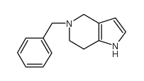 5-BENZYL-4,5,6,7-TETRAHYDRO-1H-PYRROLO[3,2-C]PYRIDINE Structure