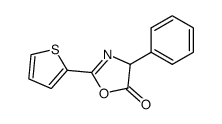 2-Oxazolin-5-one,4-phenyl-2-(2-thienyl)- (8CI) Structure
