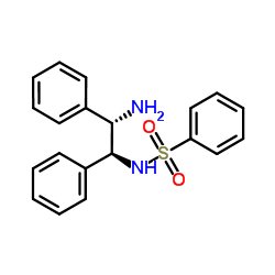 N-[(1S,2S)-2-氨基-1,2-二苯基乙基]苯亚磺酰胺结构式