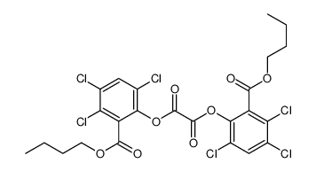 bis(2-butoxycarbonyl-3,4,6-trichlorophenyl) oxalate Structure