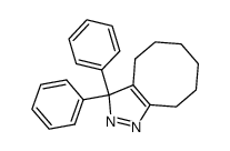 3,3-diphenyl-4,5,6,7,8,9-hexahydro-3H-cyclooctapyrazole结构式