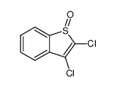 2,3-dichlorobenzothiophene S-oxide Structure