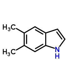 5,6-Dimethyl-1H-indole Structure