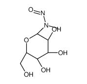 N-METHYL-N-NITROSO-BETA-D-GLUCOSAMINE结构式