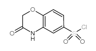 3-Oxo-3,4-dihydro-2h-1,4-benzoxazine-6-sulfonyl chloride structure