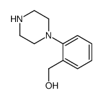 2-(1-哌嗪)苄醇结构式