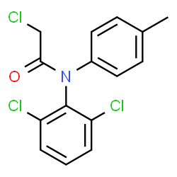 2-chloro-N-(2,6-dichlorophenyl)-N-p-tolylacetamide结构式