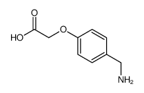 2-[4-(aminomethyl)phenoxy]acetic acid结构式