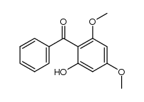 2-Hydroxy-4,6-dimethoxybenzophenone Structure